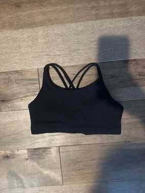 Girls Athleta Black Double-Strap Sports Bra